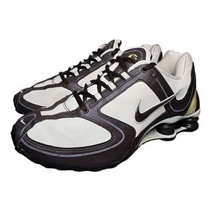 Vintage Nike Shox Shoes Sneakers 2006 Chocolate/Cream Y2K Rare Women's Size 9